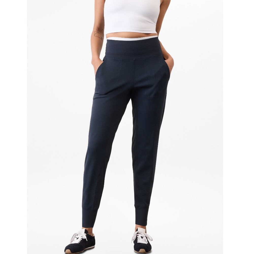 NWT Athleta Venice High Rise Jogger | Navy - Picture 2 of 14